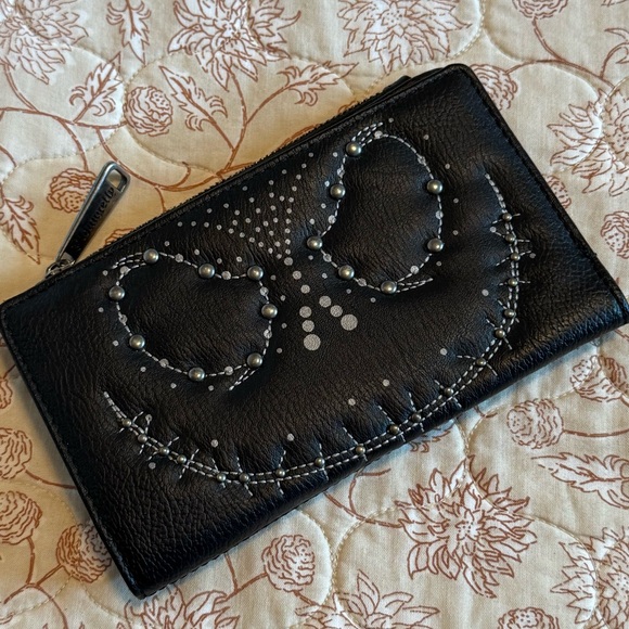 Loungefly Handbags - Loungefly Black Studded Nightmare Before Christmas Wallet